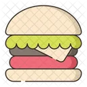 Burger Fastfood Juck Food Icon