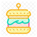 Hamburger Vegan Cutlet Icon
