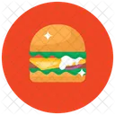 Hamburger Burger Junk Food Icon