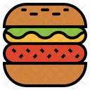 Hamburger Fastfood Sandwich Icon