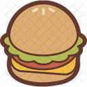 햄버거 음식 패스트푸드 아이콘