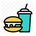 Burger Fastfood Drink Icon