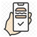 Burger Food Delivery Mobile App Icon