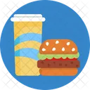 Burger Juice Fast Food Icon