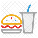 Burger Drink Fast Icon