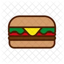 Burger Hamburger Junk Food Icône