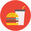 Burger Hamburger Drink Icon
