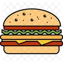 Large Hamburger Burger Icon