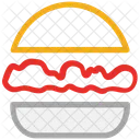 Burger Cheese Chicken Icon