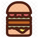 Burger Double Hamburger Icon