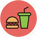 Burger Hamburger Drink Icon