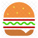 Hamburger Cheeseburger Fastfood Symbol
