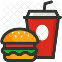 Burger Drink Fast Icon