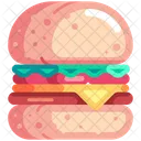 Burger Cheeseburger Fast Food Icon