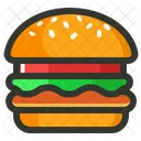 Burger Fast Veg Icon