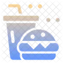 Burger and cola  Icon