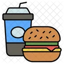 Burger And Drink  Icon