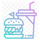 Burger Menu Drink Icon