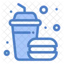 Burger And Drink  Icon