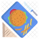 Burger And Fries  Icon
