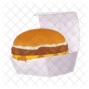 Burger Burger Box Fast Food Icon