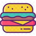 Burger Cheeseburger  Icon