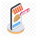 Commande de hamburger  Icône