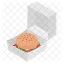 햄버거 배달 패스트푸드 레스토랑 음식 아이콘