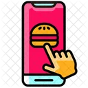 Burger Delivery Order  Icon