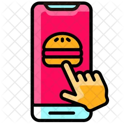 Burger Delivery Order  Icon