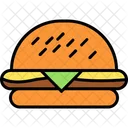 Burger Food Hamburger Fast Fastfood Menu Fast Food Restaurant Cheeseburger Junk Food Icon