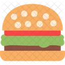 Burger Neon Signs Hamburger Icon