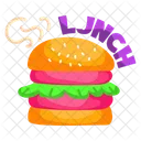 Burger Fast Food Junk Food Icon