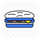 Burger Fast Food Sandwich Icon