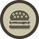 Burger Neon Signs Hamburger Icon