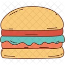 Burger Essen Mahlzeit Symbol