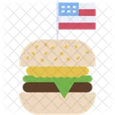 Burger Essen USA Symbol