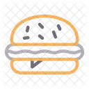 Burger Fast Food Mahlzeit Symbol