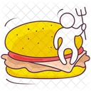 Burger Hamburger Junk Food Icon