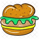 Burger Fast Food Junk Food Icon