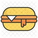 Burger Hamburger Junk Food Icon