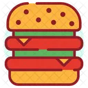 Burger Hamburger Junk Food Icon