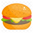 Burger Hamburger Junk Food Icon