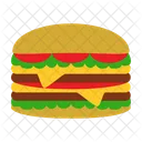 Burger Mahlzeit Essen Symbol