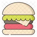 Burger Fastfood Juck Food Icon