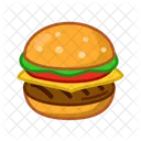Burger Essen Mahlzeit Symbol