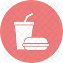 Burger Getrank Fastfood Symbol