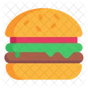 Burger Hamburger Junk Food Icon