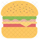 Burger Fast Food Cheeseburger Icon
