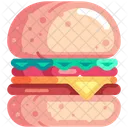 Burger Cheeseburger Fast Food Icon